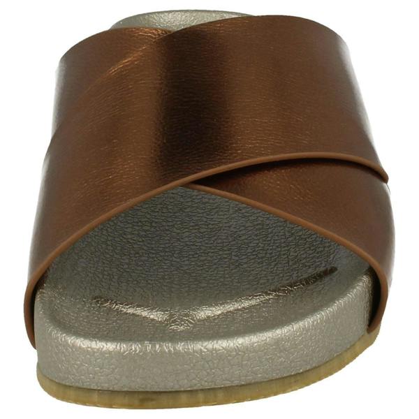 Down to Earth Ladies Down To Earth Metallic Mules