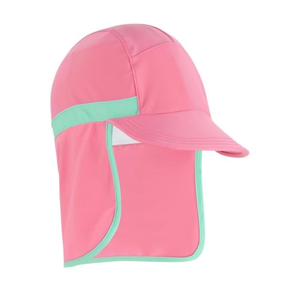 Regatta Childrens/Kids Neck Protector Cap - Pink Lemonade/Ice Green - 