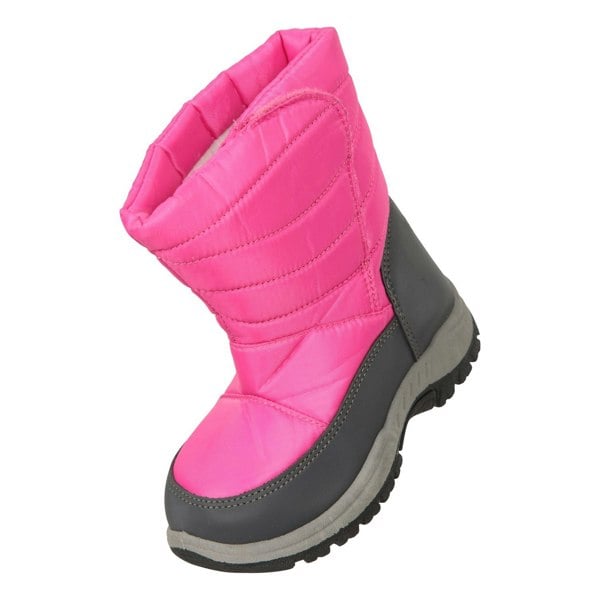 Mountain Warehouse Childrens/Kids Caribou Adaptive Snow Boots - Bright Pink