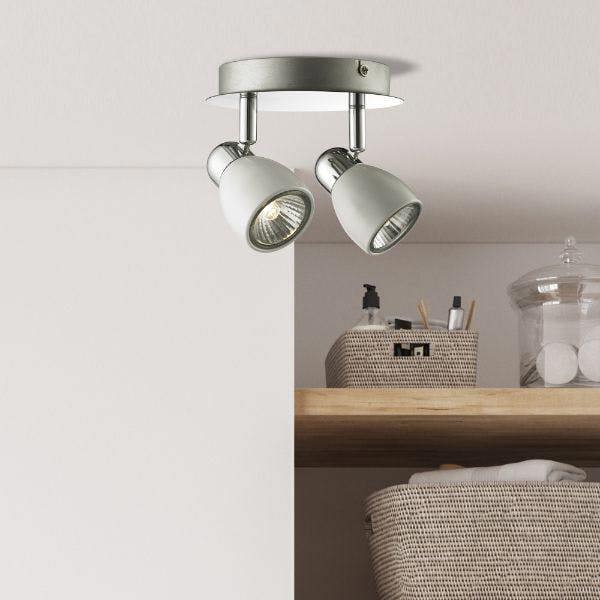 Pagazzi Lighting Felix 2 Spotlight Ceiling Light White