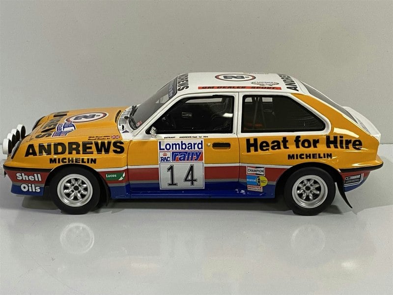 vauxhall chevette gr. b 2300 hsr andrews heat for hire 1:18 otto mobile