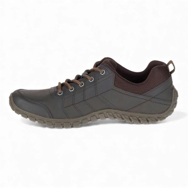 Caterpillar CAT Caterpillar Mens Brown Leather Hiking Boots Walking Trainers - Instruct