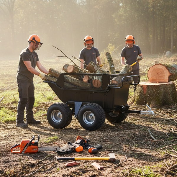 T-mech Tipping Trailer – 4 Wheel
