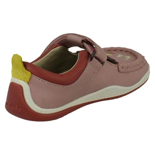Clarks Childrens Clarks T-Bar Shoes Noodle Shine T