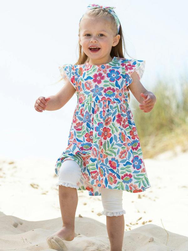 Kite Girls Organic Together Pedal Pushers Off-White