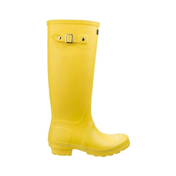 Cotswold Sandringham Buckle-Up Womens Wellington Boots - Yellow