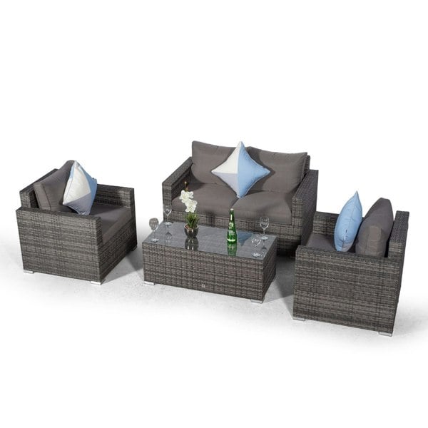 Giardino Sydney 4 Seater Rattan Conversation Sofa Set with Coffee Table