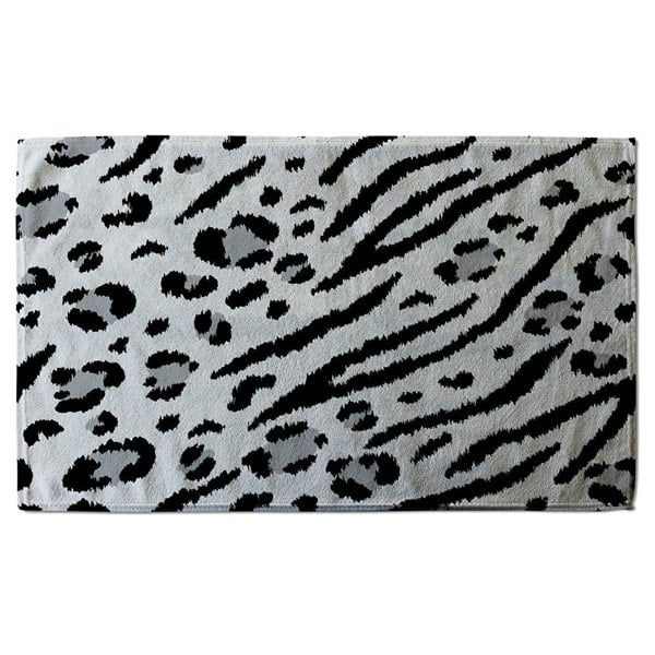 Benjamin Tate Design Zebra & Leopard Print (Bath Towel)