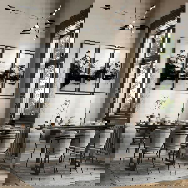 Modern Wall Art For Living Room | Set of 3 Asian Inspired Wall art Prints