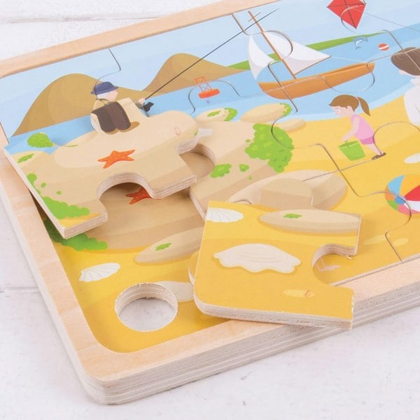 Bigjigs Toys At The Seaside Puzzle