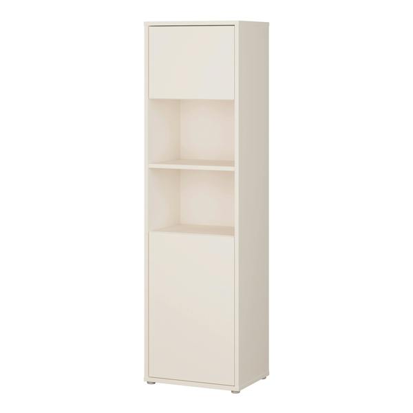 Furniture To Go Alice Springs Tall Storage Cabinet with 2 Push-to-Open Doors & 1 Shelf in Sand