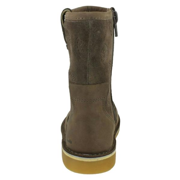 Clarks Girls Clarks Casual Mid Calf Boots Comet Pop