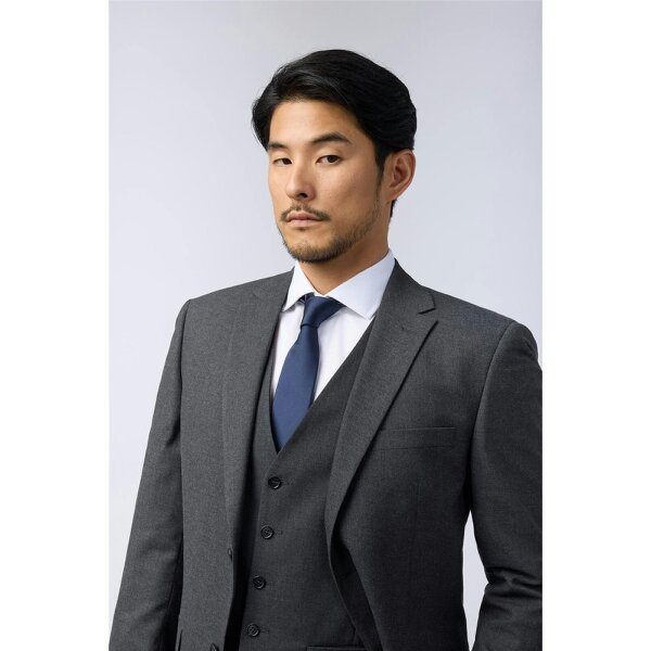 Limehaus Regular Fit Charcoal Stretch Jacket