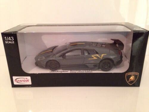 lamborghini murcielago lp670-4 sv   limited ed grey 1:43 scale rastar 34900 new