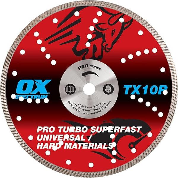 Ox Spectrum Pro Universal 300mm Diamond Blade OX-TX10R  300-20mm