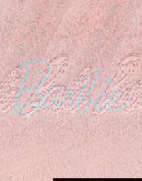 Barbie Womens Pink Applique logo Hot Water Bottle (One Size)