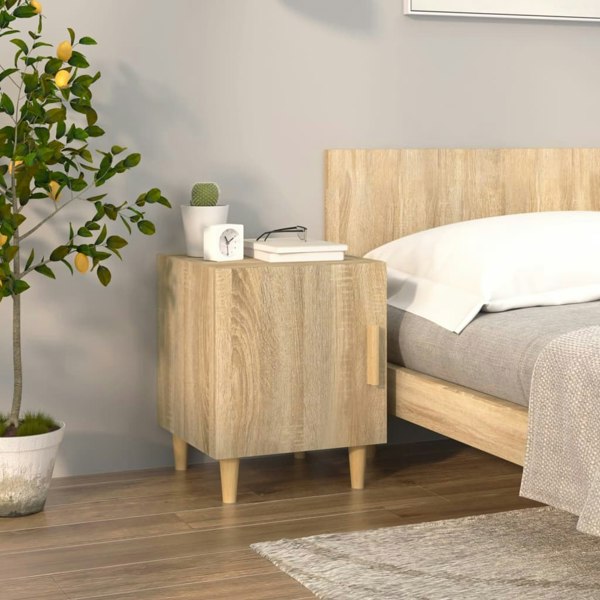 Berkfield Bedside Cabinets 2 pcs Sonoma Oak Engineered Wood