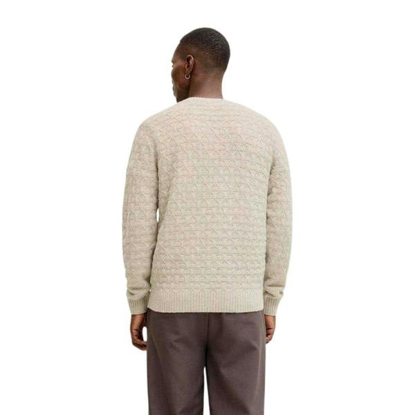 Jack And Jones Mens Ribbed Jumper - Silver - 