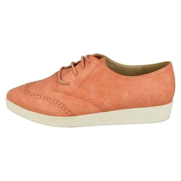 Spot On Ladies Spot On Lace Up Brogues