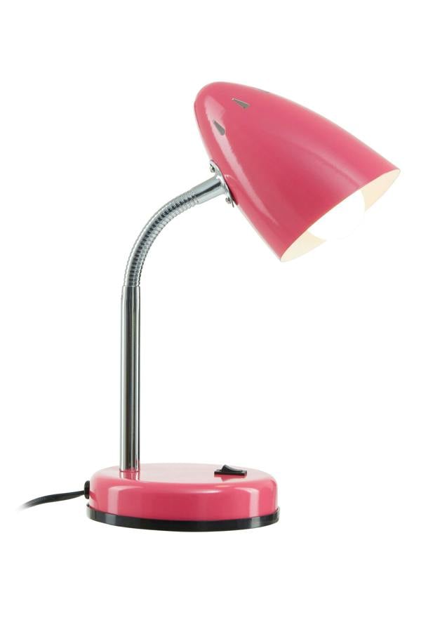 Flexi Pink Gloss Desk Lamp