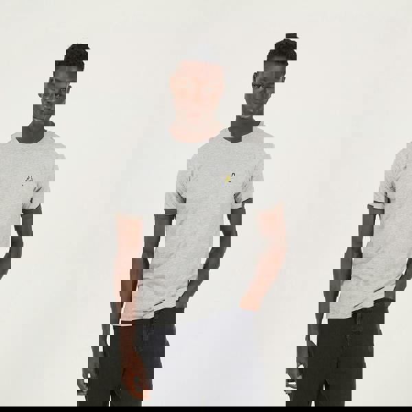 Brave Soul Navy 3-Pack Crew Neck T-Shirts with Contrast Piping - Navy Image 4