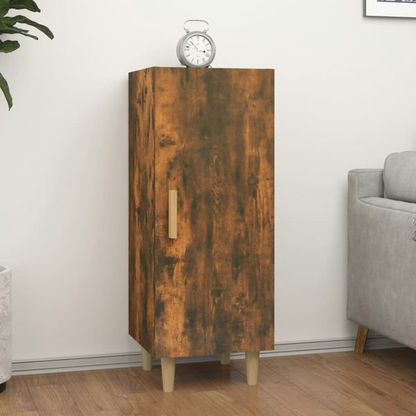 Berkfield Sideboard Smoked Oak 34.5x34x90 cm Engineered Wood