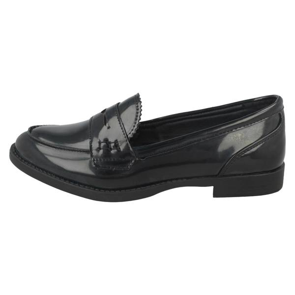Spot On Girls Spot On Smart Loafer Style Flats