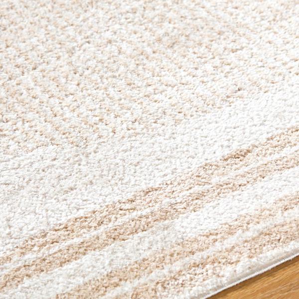 Livabliss Fossay Shag-Washable Beige Brown Green Grey Global High Pile Rug