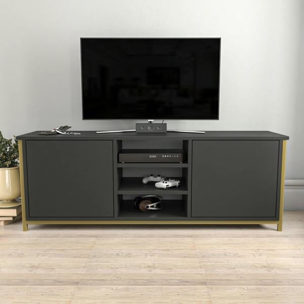Decorotika Otis Modern Tv Stand TV Cabinet for TV's up to 63"