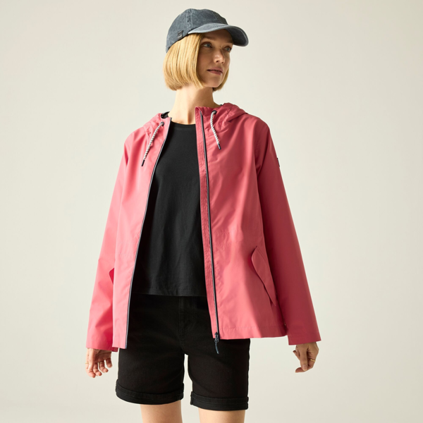Regatta Womens Bayletta Grid Distress Waterproof Jacket - Slate Rose
