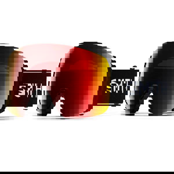 Smith Ski Goggles 4D Mag XL 0JX 6K Black ChromaPop Sun Red Mirror & CP Storm Yellow Flash