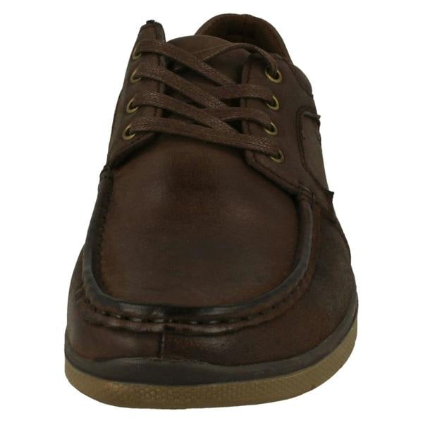 Hush Puppies Mens Hush Puppies Lace Up Moccasin Shoes Dudley