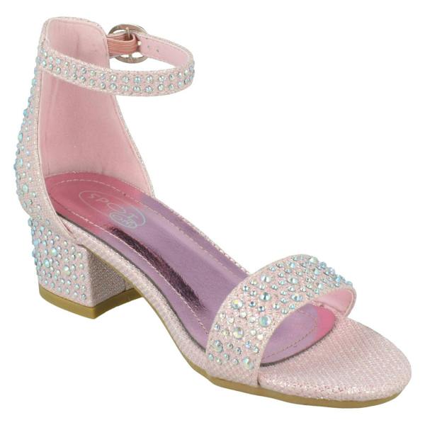 Spot On Girls Spot On Mid Block Heel Sandals H1112