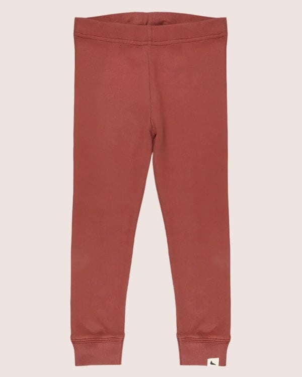 Red Rib Leggings - image 2
