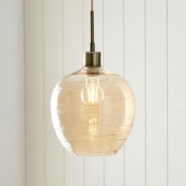 Pagazzi Lighting Zula 1-Light Champagne Pendant
