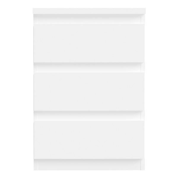 Furniture To Go Edmore 3 Drawer Bedside Chest in White