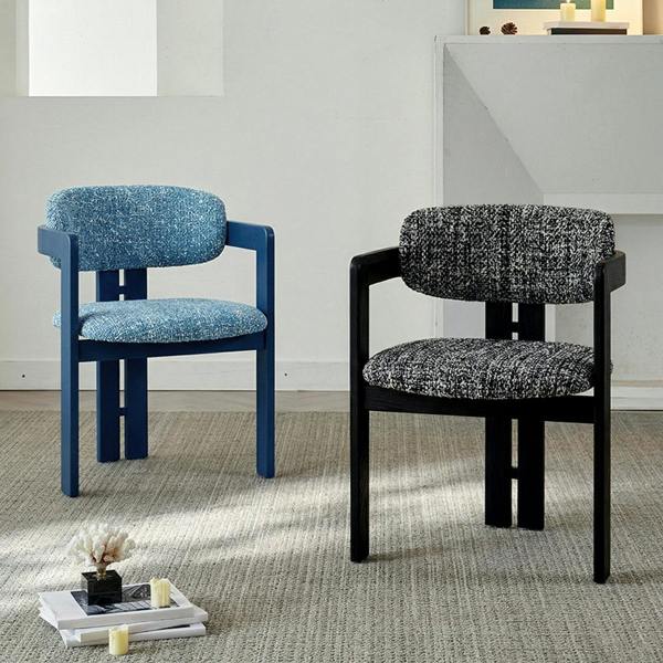 Weilai Concept Mira Curved Back Leisure Chair, Linen