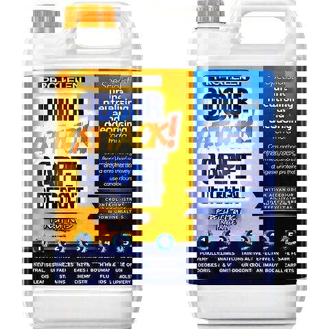 ProKleen Pro-Kleen Odour Attack Pet Carpet Cleaner Shampoo Contains Active Enzymes Citrus Fresh