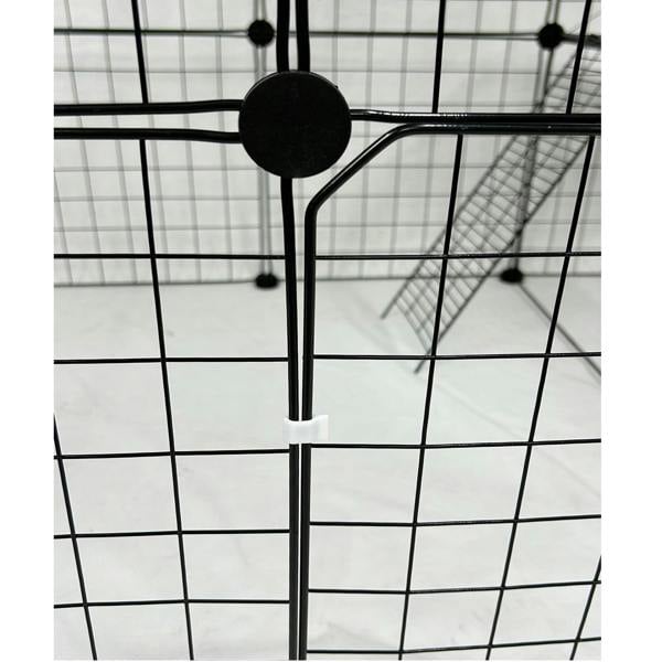 Gr8 Home Large 4 Tier Cat Cage Playpen Enclosure Pet Kitten Kennel Metal Wire Crate Box