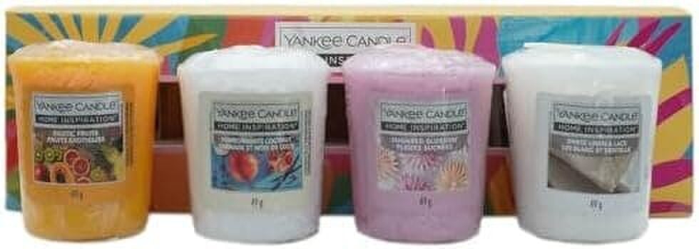 Yankee Candle Scented Candle Gift Set Bundle 4 x 49g