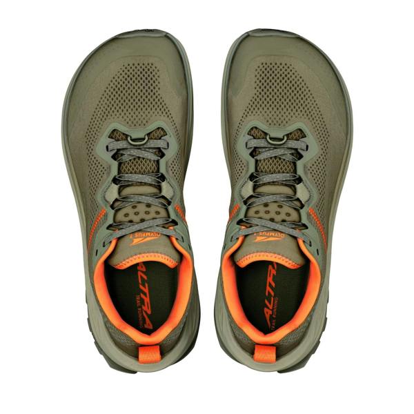 ALTRA Mens Olympus 7 Trail Running Trainers Shoes Olive