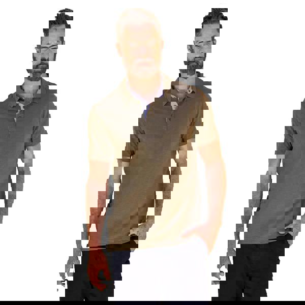 Mountain Warehouse Mens Hasst II Organic Polo Shirt - Green - 