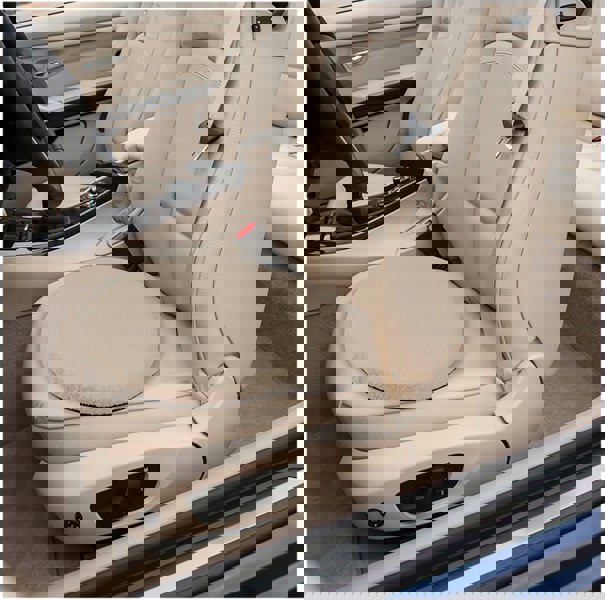 Aidapt Revolving Swivel Seat With Fleece Cover