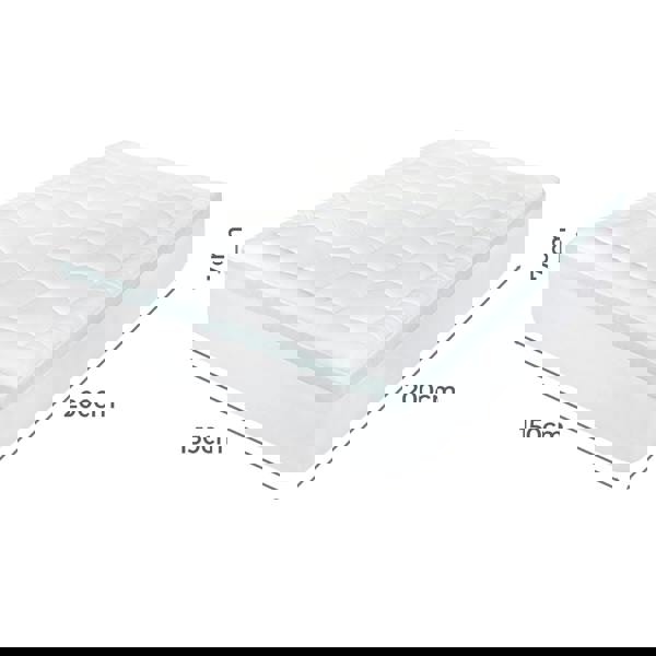Lavio Quilted Mattress Protector King Thick Cooling Gel Memory Foam Bed Cover