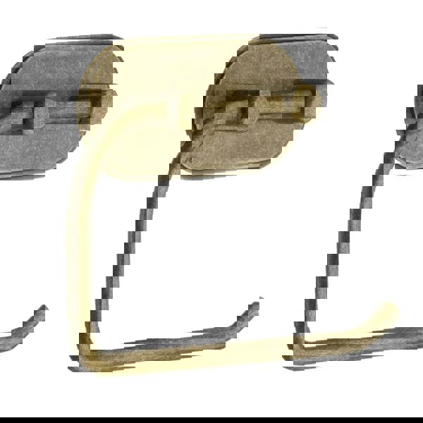 Antique brass finish toilet roll holder