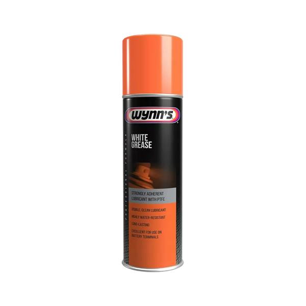 Wynns White Grease Spray Visible Clean Lubricant Water Resistant 500ml