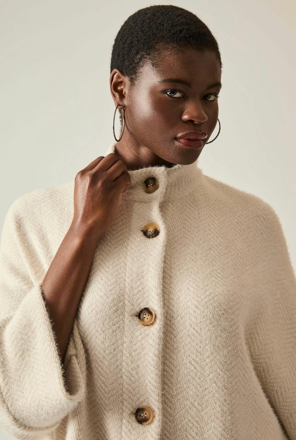 James Lakeland Batwing Cream Jacket