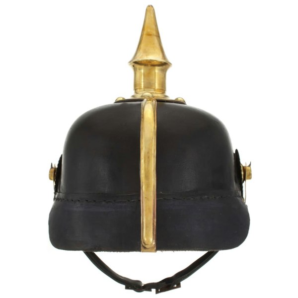 Berkfield German Prussian Helmet Antique Replica LARP Black Steel