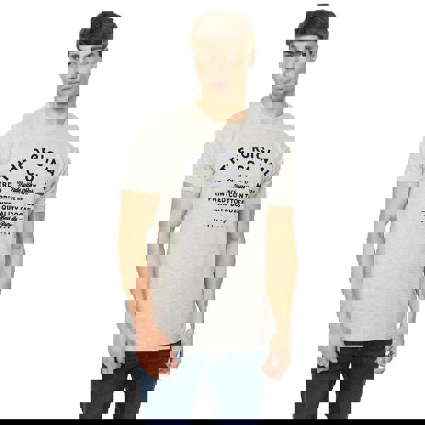 Crosshatch Mens Shoptown T-Shirt - Grey Marl - 