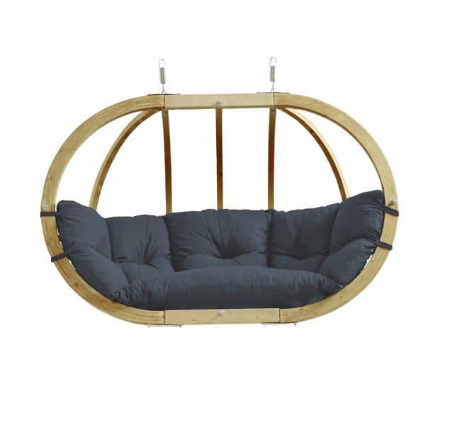 Amazonas Globo Royal Double Hanging Egg Chair - Anthracite Grey